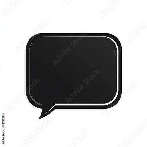 chat icon on metal button
