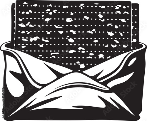 Open envelope with letter