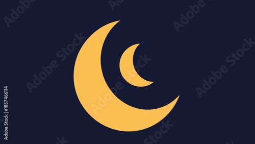Crescent Moon and Crescent Shape.