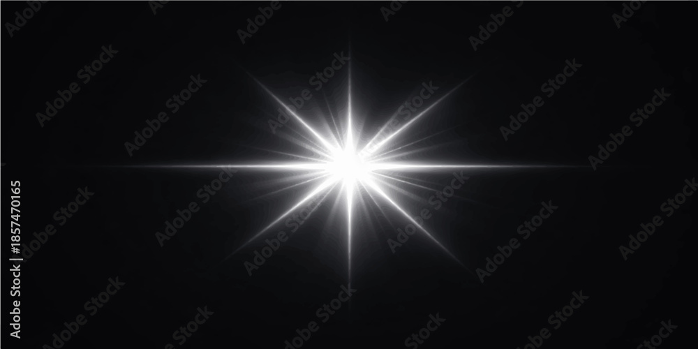 Obraz premium Abstract blue background with rays of light and a digital energy beam creates a bright motion flare against a dark night star space backdrop
