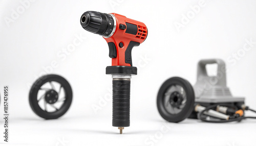 Electric Power Tool Isolated on White