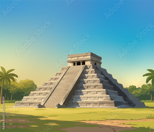 chichen itza pyramid of mexico
