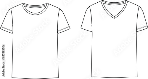 PrintCasual clothing line art, black and white fashion illustration, joggers, t-shirts, shorts, sweatshirt styles, vector apparel design, modern wardrobe essentials.