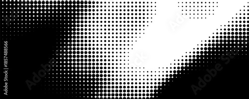 gradient halftone dots background. Pop art template in vector, texture. Vector illustration