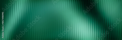 Fractal wave design, deep forest glass surface with frozen blur effect. Modern color wall with linear refraction, vector illustration