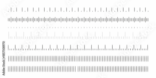Abstract grayscale image displaying various line patterns and waveform representations