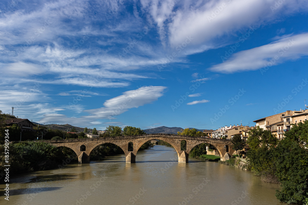 Fototapeta premium bridge over the river, spain