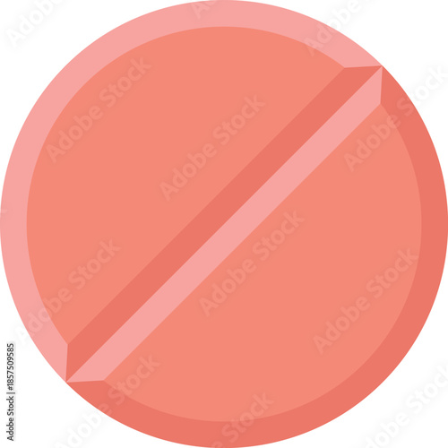 Red circle with diagonal line