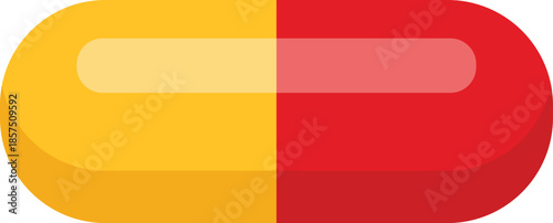 Vibrant capsule illustration professional vector illustration design background