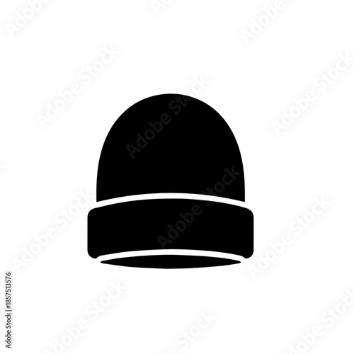 Winter Cap Vector – Warm Classic Knit Beanie Hat Illustration