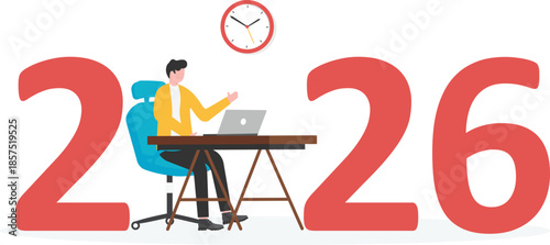 New year 2026, eps 10