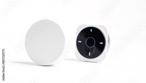 Smart Sensor Device Isolated on White