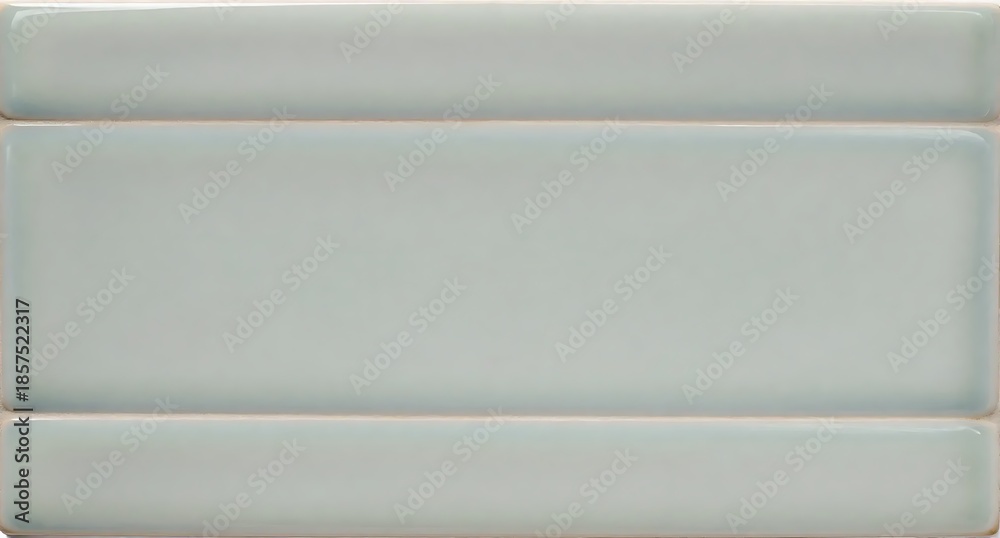 Obraz premium 艶やかな質感の薄緑色のタイル壁面テクスチャ