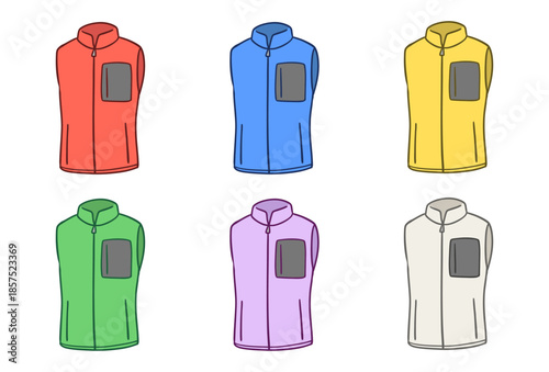 体温調節、登山・アウトドア用フリースベスト