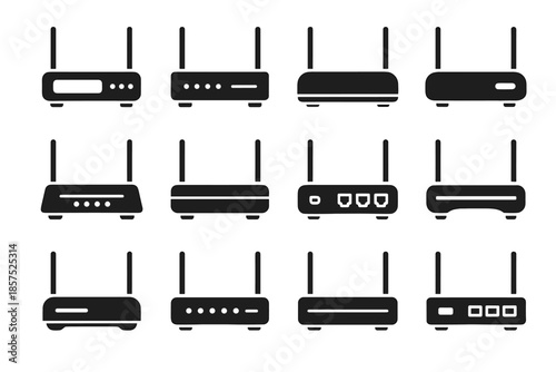 Router panel frame contour tile ridge strip plate icon band compact vector