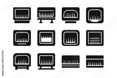 Edge brush tile grommet vector desktop stabilizer smooth arc band ridge icon