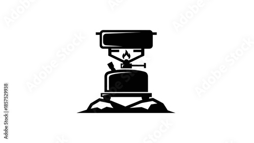 Camping Stove Cooking Pot Fire Flame Outdoor Adventure.