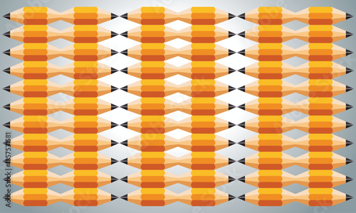 several group of pencil on a abstract background