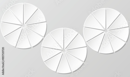 three circle make a perfect share of artwork