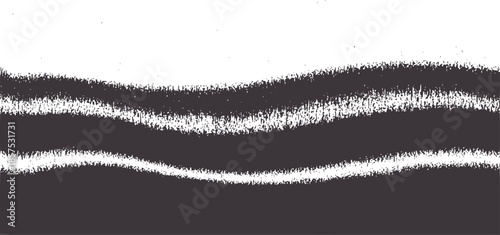 Abstract black and white wavy texture with layered noise and grain pattern
