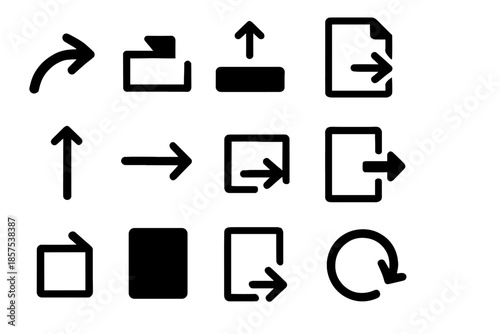 Flow subtle patch vector shape modern contour panel paper tiny icon slab