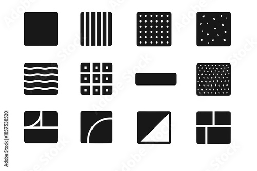 Shape slab vector unit material dotted narrow texture icons subtle icon smooth