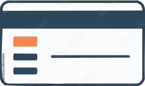 Online payment and banking transaction concept illustration with credit card and form fields