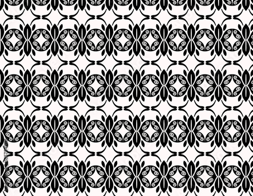 black and white seamless pattern