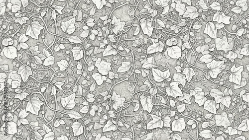 A detailed illustration of stones and pebbles scattered on a textured surface viewed from directly above