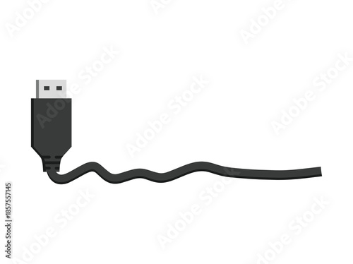 Universal Serial Bus Cable Illustration
