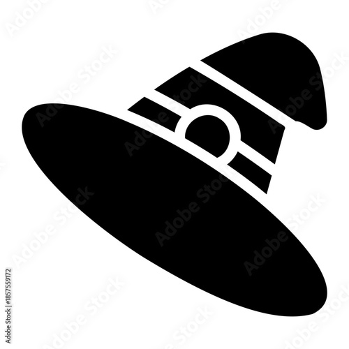 witch hat Solid icon