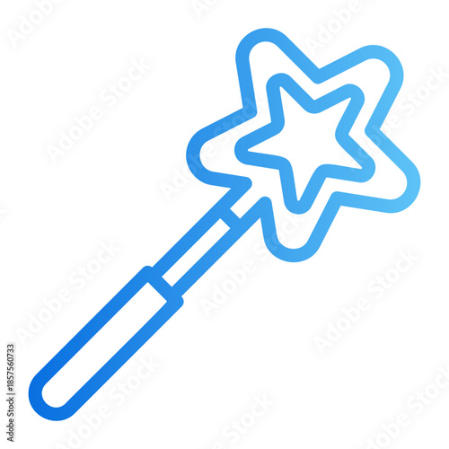 magic wand Line Gradient Icon