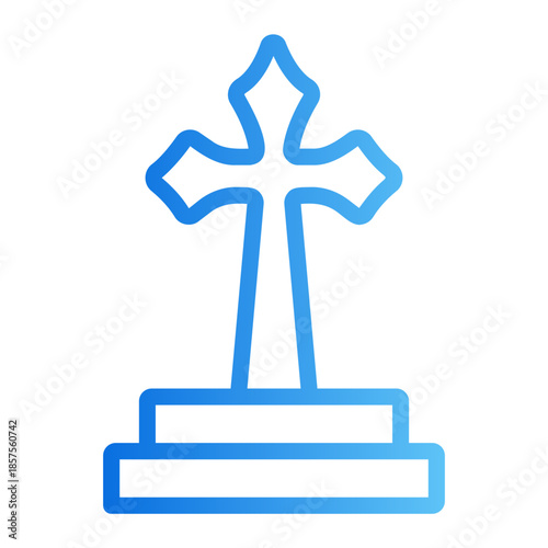 overtake Line Gradient Icon