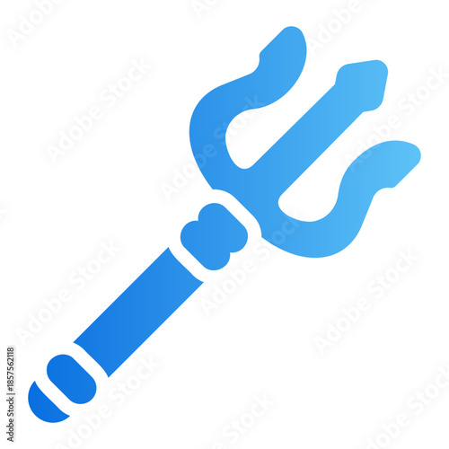 trident Line Gradient Icon
