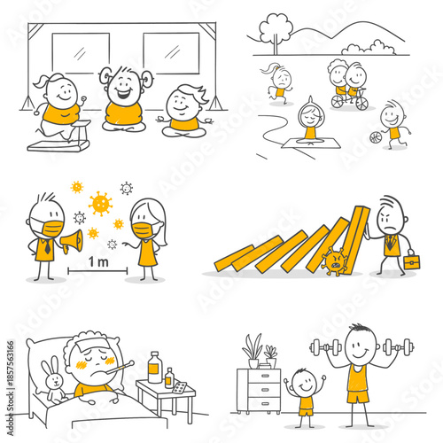 Exercise from health and social responsibility to family bonds different segments of life.