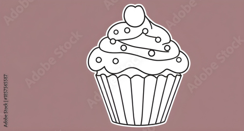 Foto cupcake, dessert, treat, sweet, baked, pastry, food, frosting, icing, chocolate,