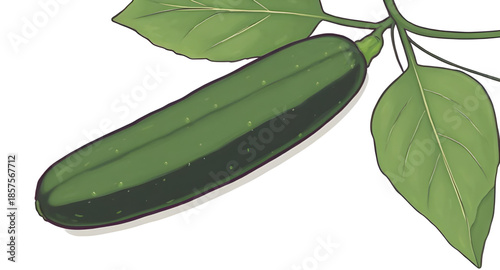 cucumber, vegetable, green, fresh, food, illustration, veggie, organic, healthy, salad, farm, natural, plant, raw, slice, whole, botanical, diet, vegan, vegetarian, nutrition, produce, agriculture, ga