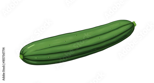 cucumber, vegetable, green, fresh, food, illustration, veggie, organic, healthy, salad, farm, natural, plant, raw, slice, whole, botanical, diet, vegan, vegetarian, nutrition, produce, agriculture, ga