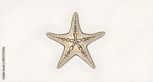 marine star cutout, starfish sticker style, ocean animal silhouette isolated, starfish realistic shape, beach natural decor object, product display starfish, cutout marine theme, nature specimen sea s