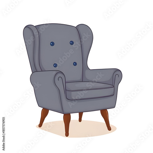 isolated armchair furniture, armchair product photo, cozy lounge armchair, modern fabric chair, living room seating, armchair front isolated, single sofa armchair, upholstered furniture chair, soft ar