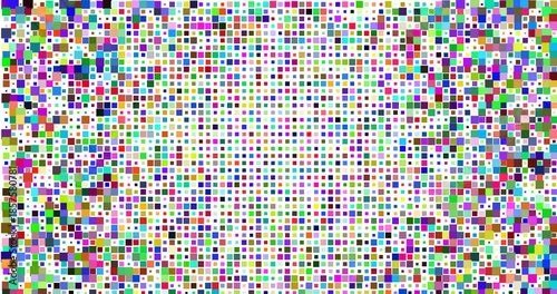 grid of random squares