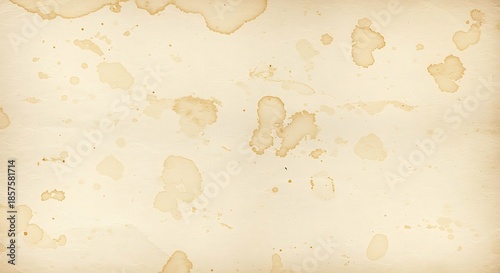Vintage Parchment Paper Texture with Water Stains
