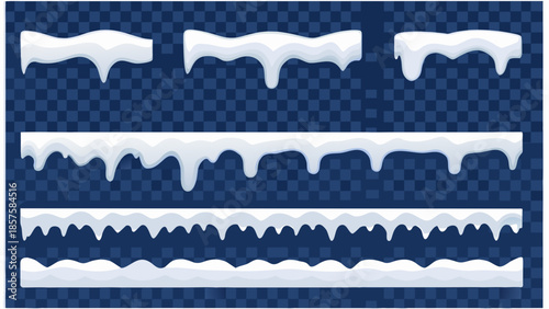 Snowdrift curves highlighted by frost shadows, creative digital illustration, winter landscape