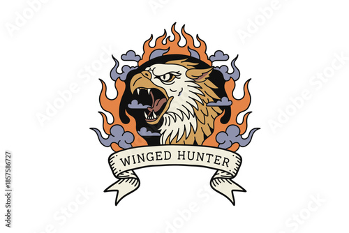 tshirt design handrawing tattoo illustration style