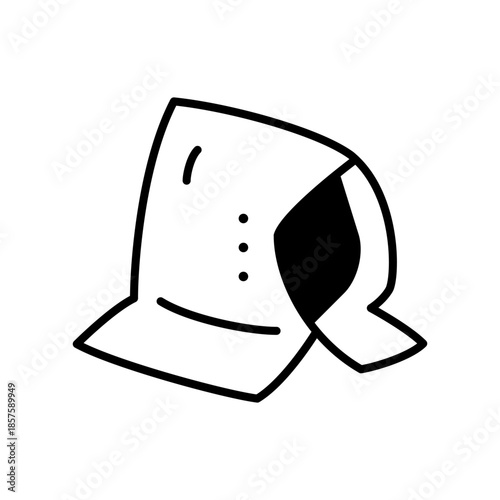 防災頭巾をイメージしたアイコン