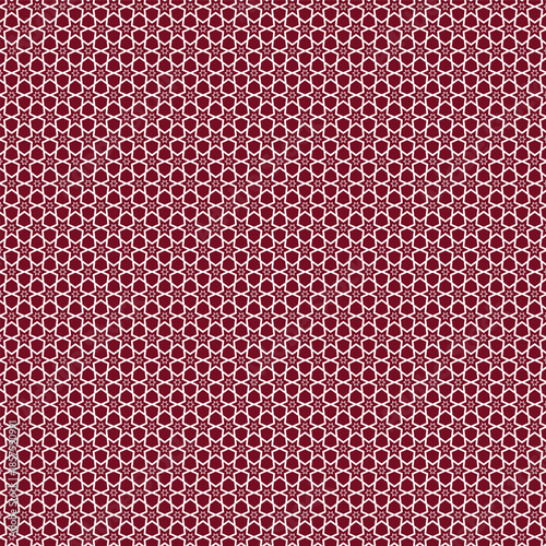 Background with seamless pattern design vector