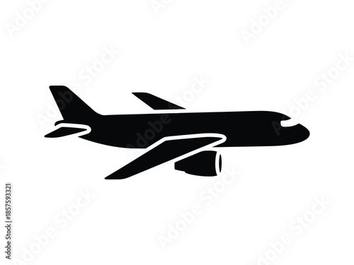 Airplane Aircraft Silhouette Icon