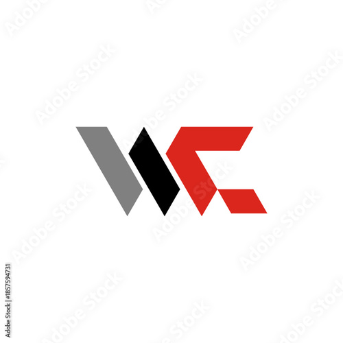 Free Download initial letter WC logo. W logo modern - GFXLoad