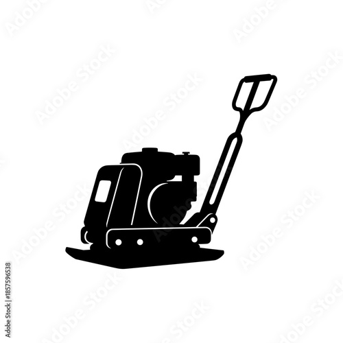 Plate Compactor Machine for Construction Site.