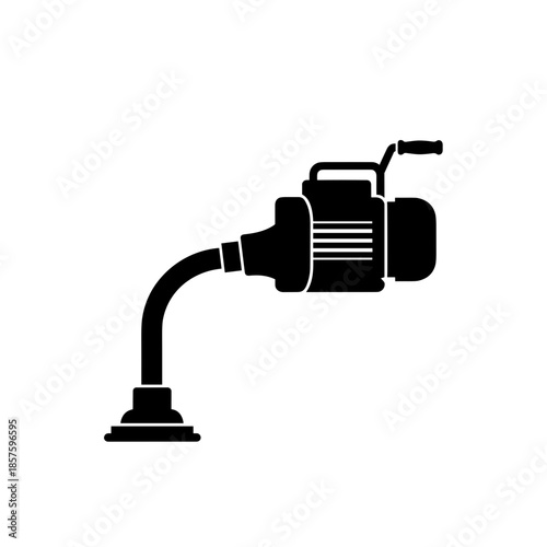 Industrial Grease Gun with Flexible Nozzle.